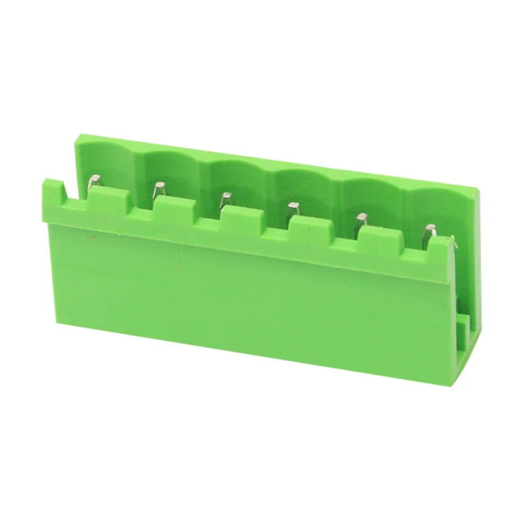 High quality 5.08mm Green male Plug-in terminal block connector for Vertical open type 2EDGV-5.08