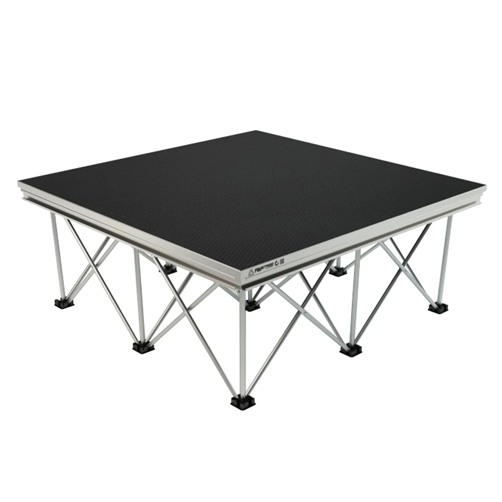 TUV легкие портативные ступени 4 'x 4' со складывающейся ножкой 16 ''для показа мод