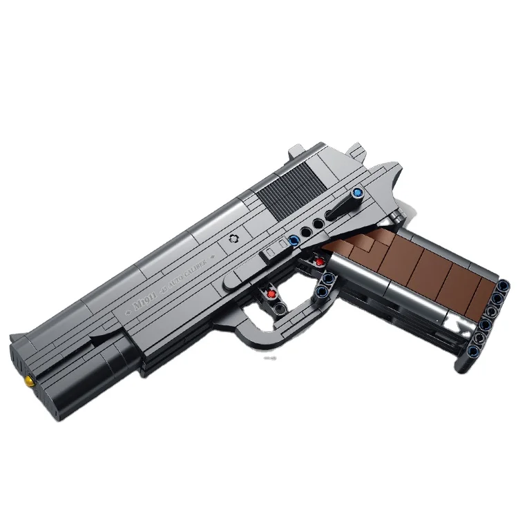 Автоматический пистолет Panlos 670007 M1911 333 шт. детские строительные блоки игрушки развивающий