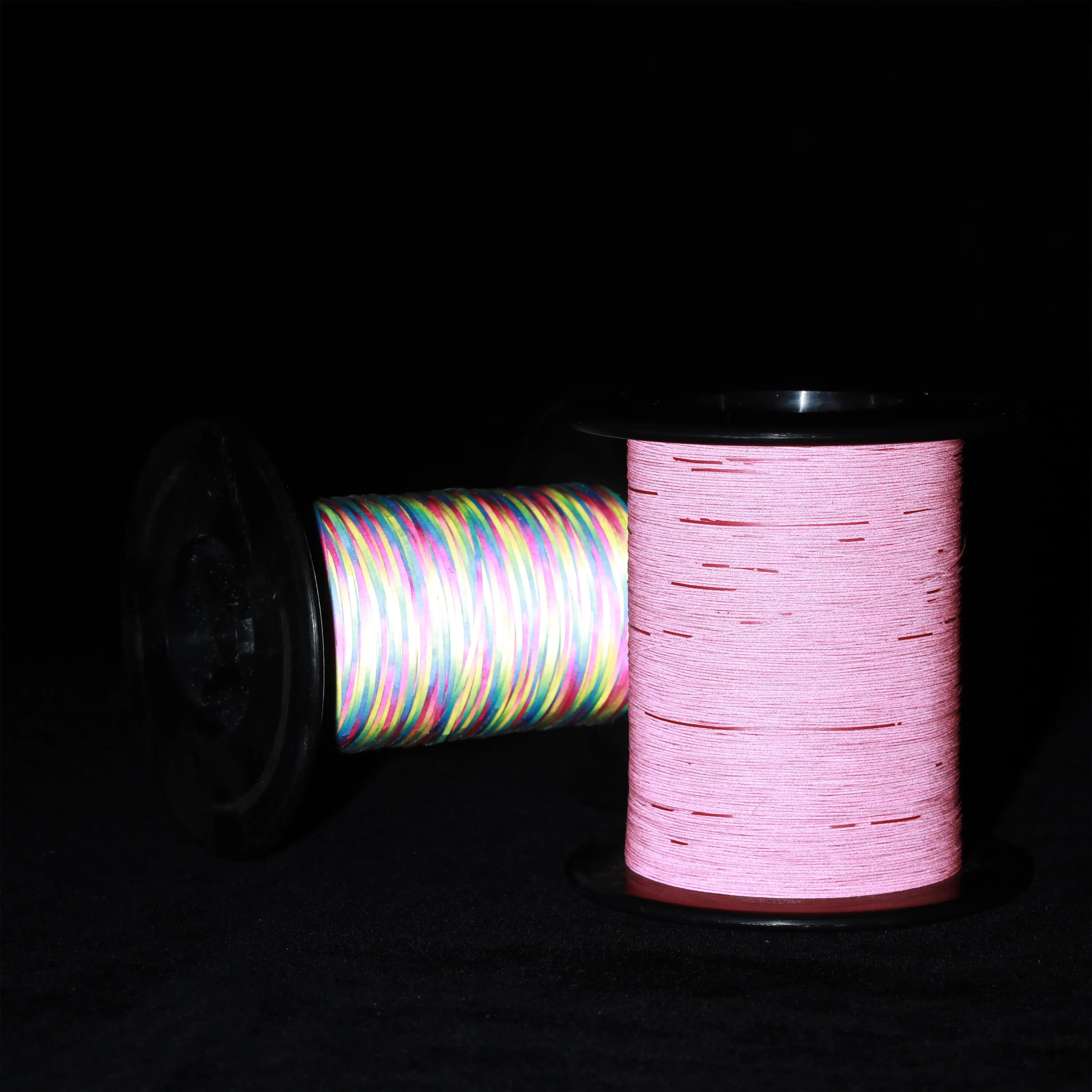 0.15mm 0.18mm 0.3mm 0.5mm 1.0mm to 2.0mm Reflective Strip Reflective Knitting Yarn Customized Reflective Thread For Knitting