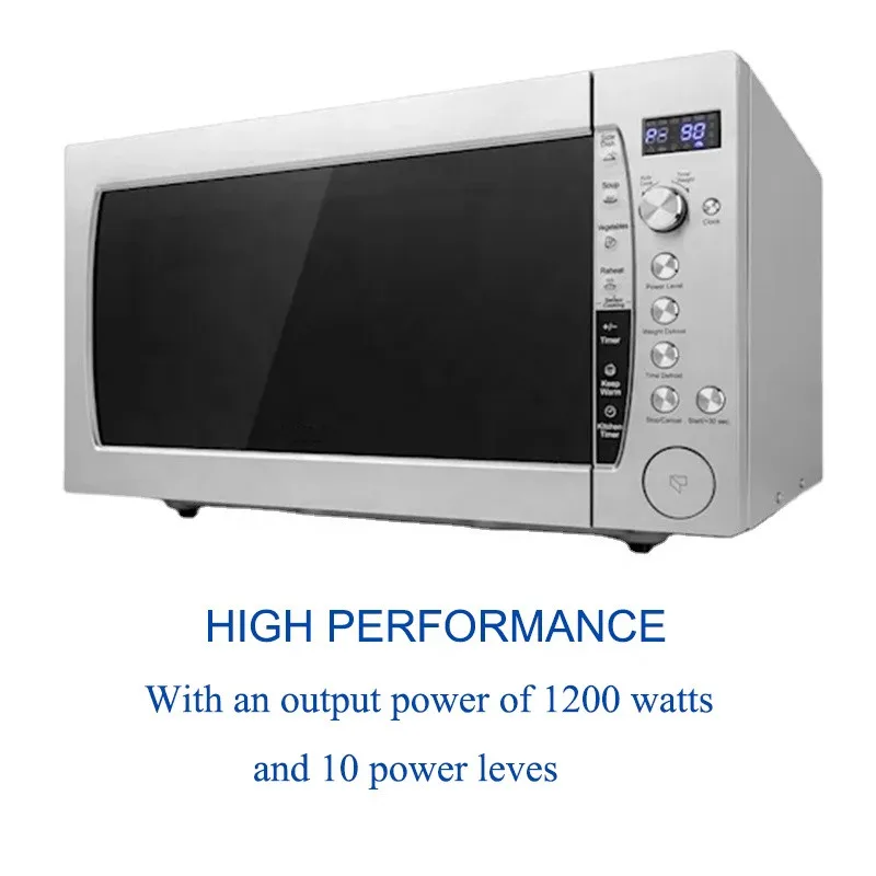 60L Stainless Steel Inverter Microwave Oven With Grill