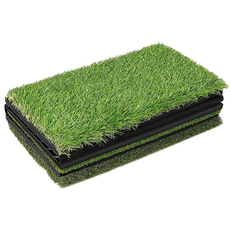 High Quality Indoor Outdoor EVA&PP Materials Grass Training Golf Practice Mat Mini Golf Hitting Mat