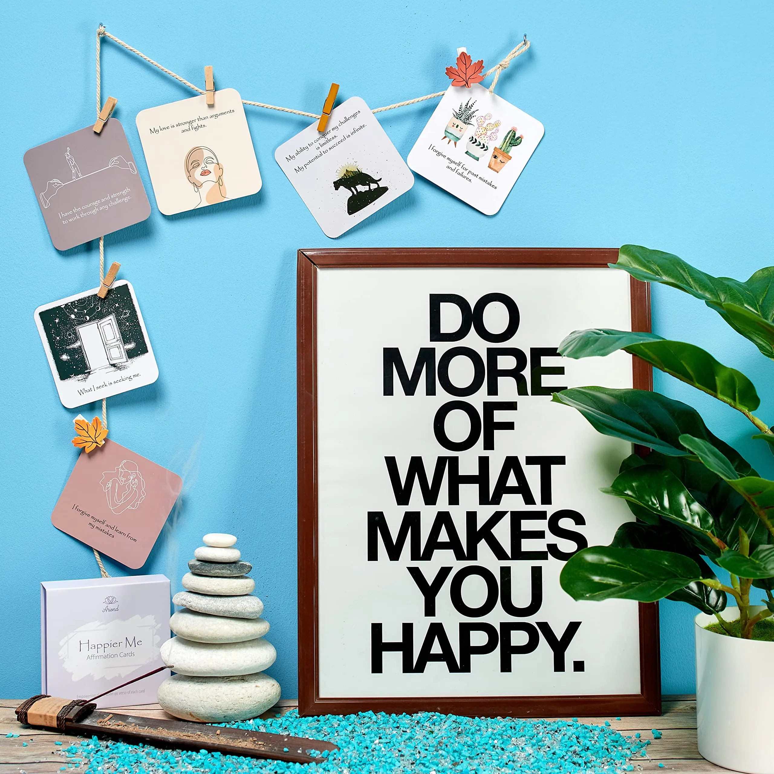 Wholesale Custom Positive Quote Affrmation Box Deck Design Printed Adult Game Custom Affirmation Cards