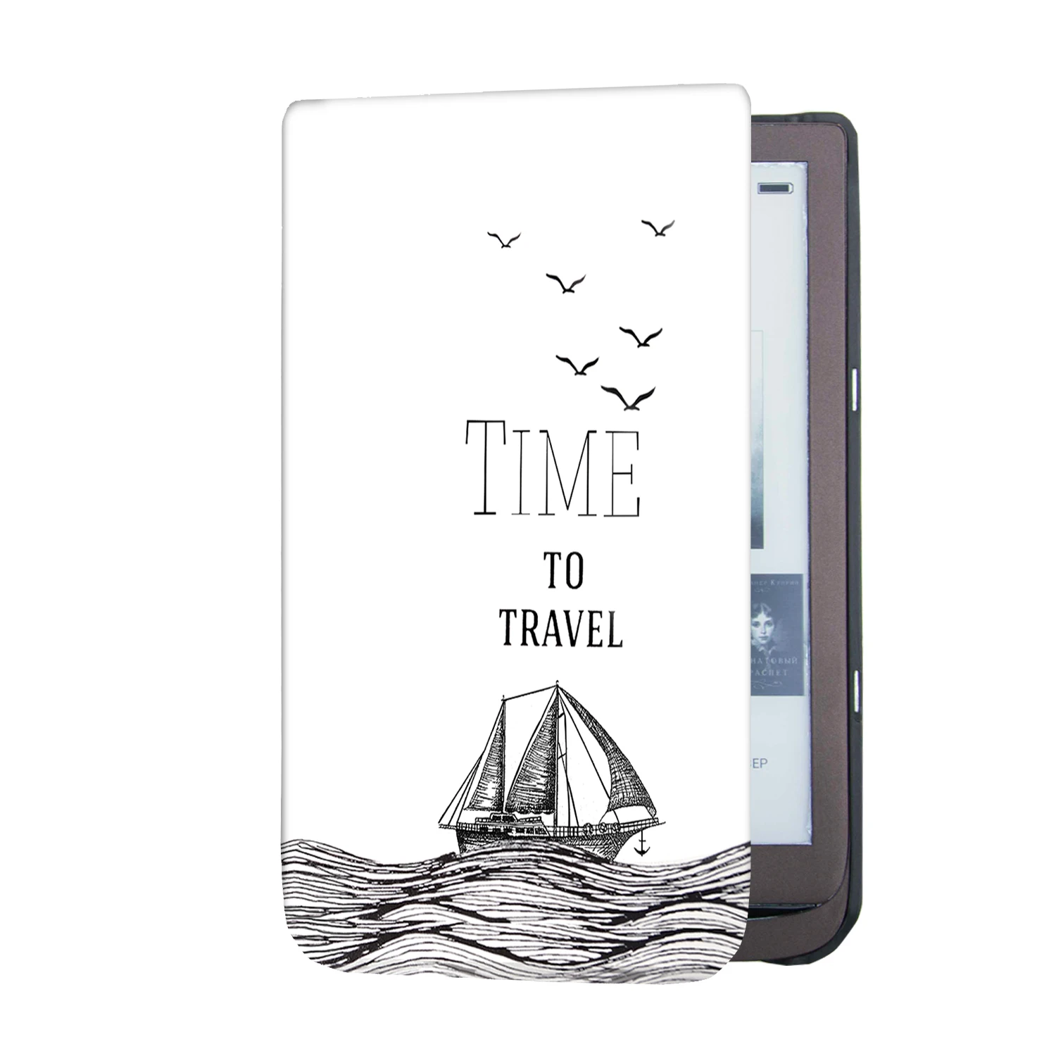 Soft shell design Slim Stylish Ereader case For Pocketbook 740