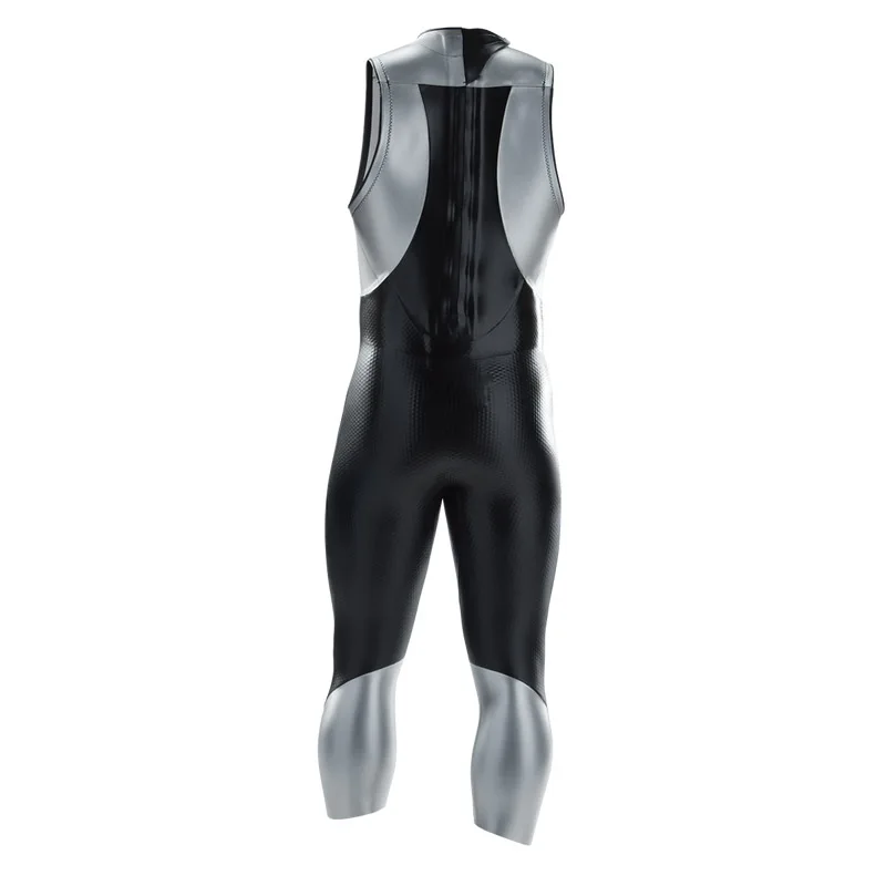 Wholesale open water sleeveless men smootskin swimming triathlon wet suit zipper diving zipperless neoprene man woman wetsuit