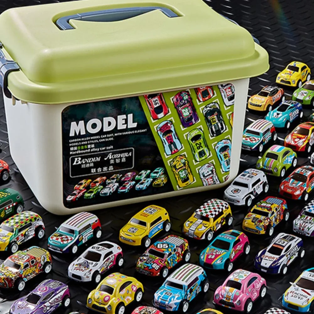 1 64 scale die-casting toy alloy car stuffed car with storage box boy birthday gift kids car models