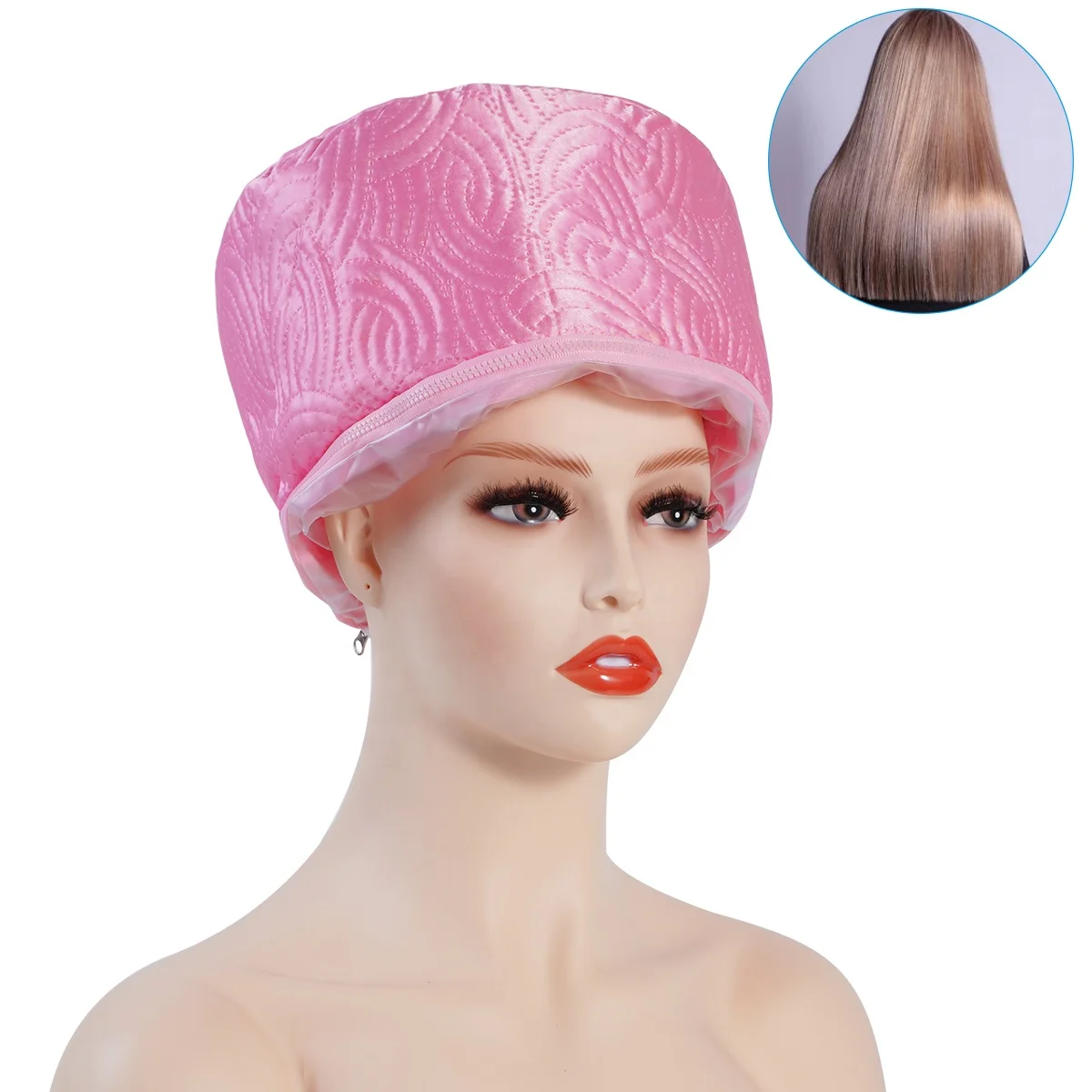 Ex-factory price hair heating cap/thermal heat cap for hair Heat treatment beauty steamer SPA nourishing hair care cap