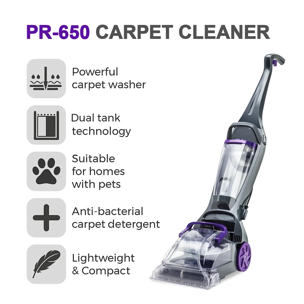 China Portable Upright Carpet Washing Machine Household Handheld Wet and Dry Carpet Vacuum Cleaners