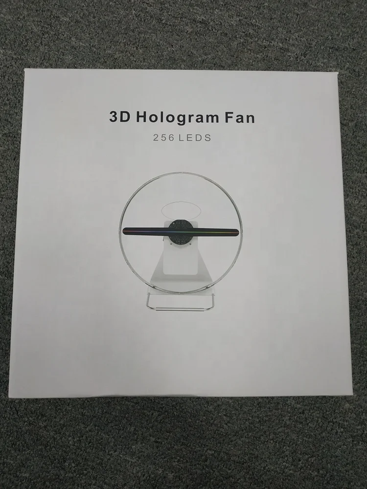 Handheld mini 3d led advertising projector holographic display with built-in battery