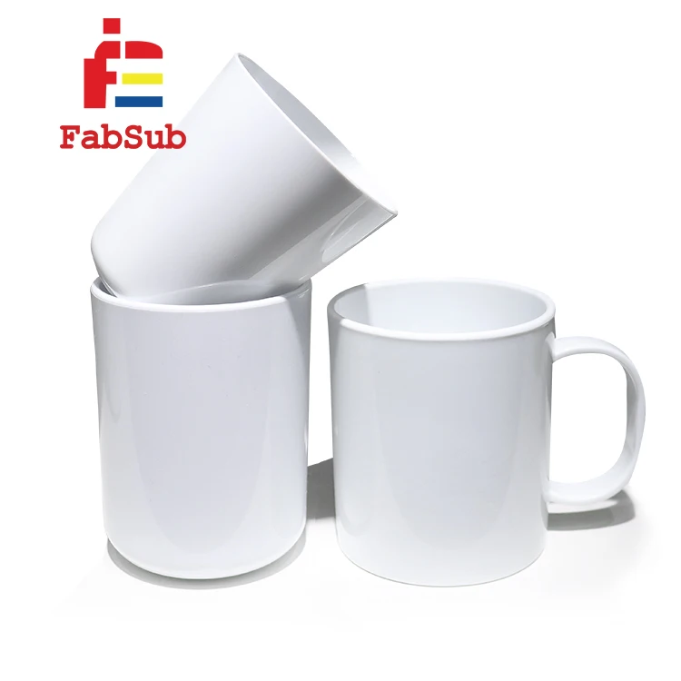 Wholesale sublimation polymer mugs 12oz 11oz 8oz polymer coffee mug for sublimation printing sublimation mugs blanks