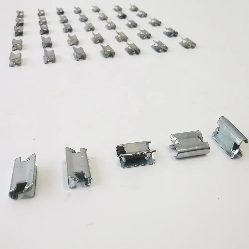 metal clips that secures a piece of armor and an bellows cover