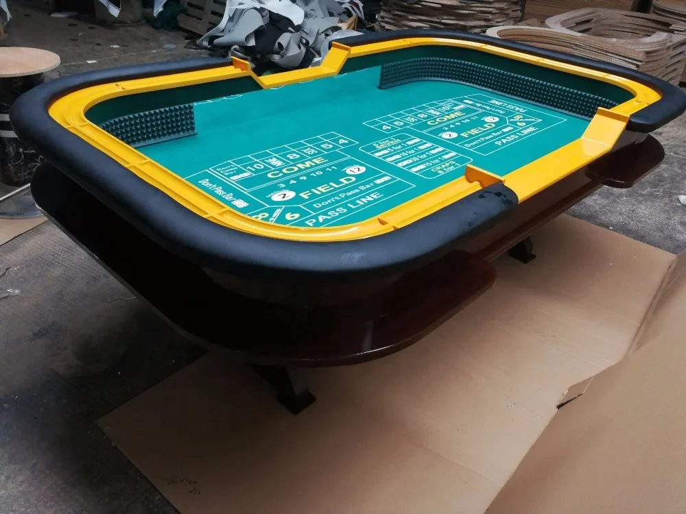 96 INCH Casino Portable Professional Craps Poker Table