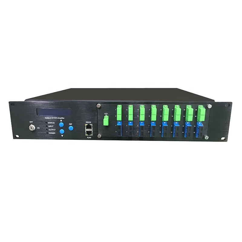  Ftth Catv Wdm Pon Edfa 30 дБм 16 портов 32 порта оптический