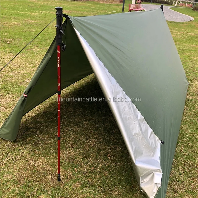 Multi Functional Sun Shelter Tarp 3*3M With Two Doors Tent From Camping