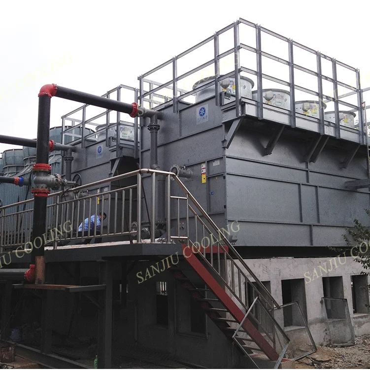 250 Ton Closed Circuit Cross Flow GHM-250 Superdyma Water Cooling Tower manufacturer