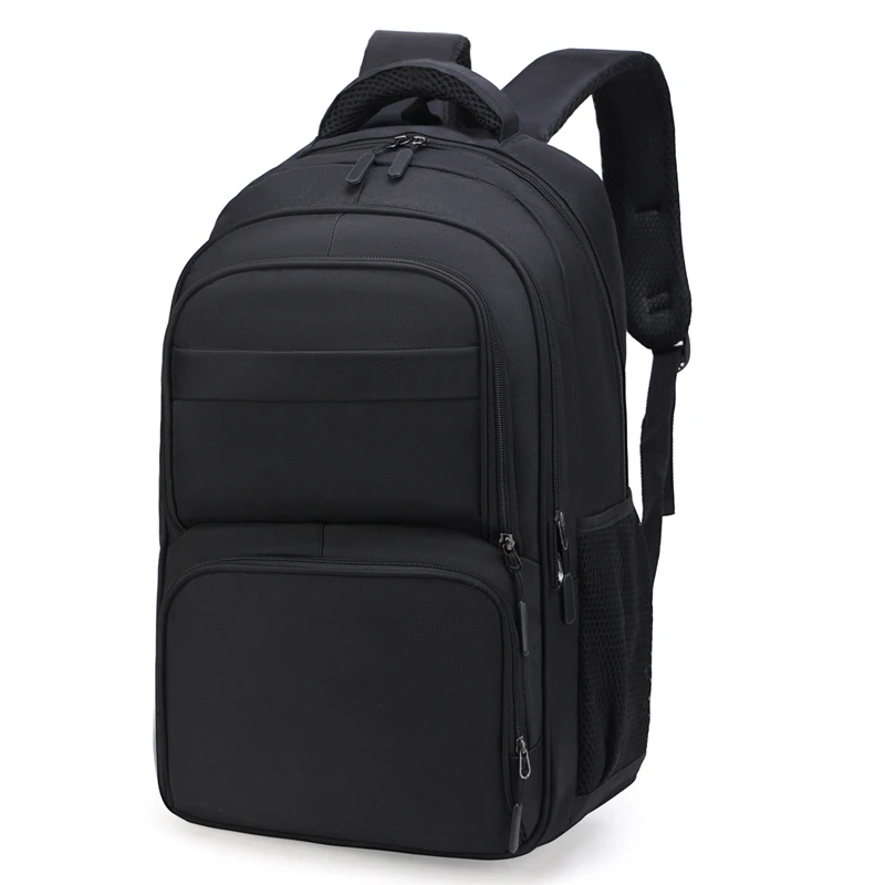 2023 Large Capacity 17 inch  Fashion Wholesale Smart Black Laptop Bag Back Leisure Men Laptop Backpack