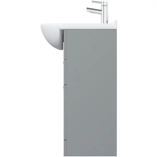 China 850mm Wall mounted modern vanity cabinet bathroom Furniture Cabinet wash
