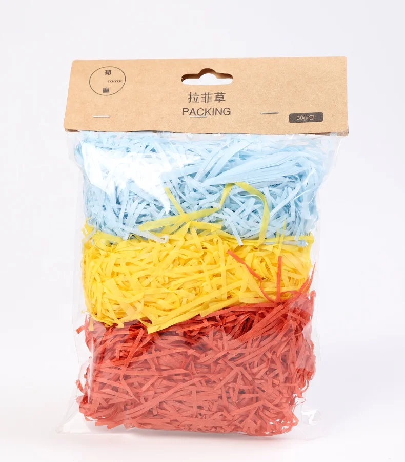 
Fashionable Simple Design Colorful Filling Shredded Paper Crinkle Shredded Paper 