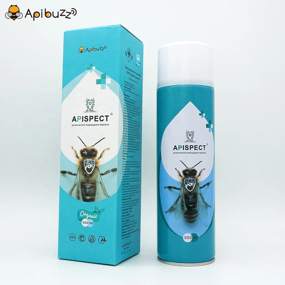 Organic Beekeeping Medicine Apispect Essential Oil Aerosol Varroa Mite Treatment for Bees Apiculture Material Bee Equipment