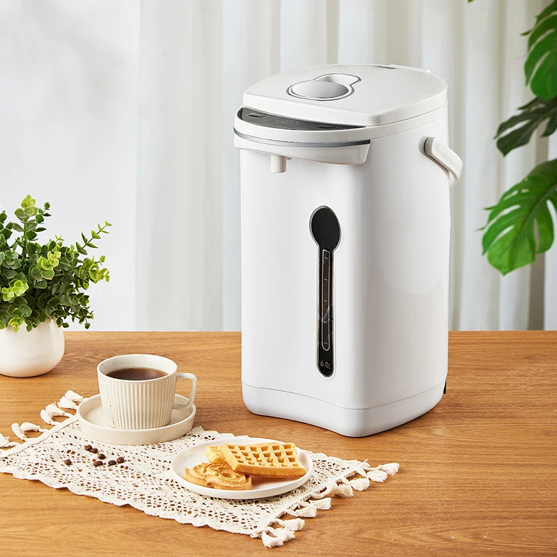 AECCN factory price 5L Childlock Re-boil Dry Boiling Protection Temperature Setting Stainless Steel 304 Electric Thermo Pot