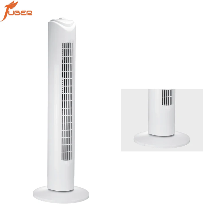 32 inch New Design  White Bladeless Air Cooling Strong Wind Tower & Pedestal Fan Digital Household tower fan