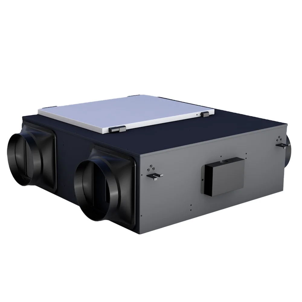 smart control whole house HRV solution Energy Recovery Ventilation System (ERV) with washable heat exchanger