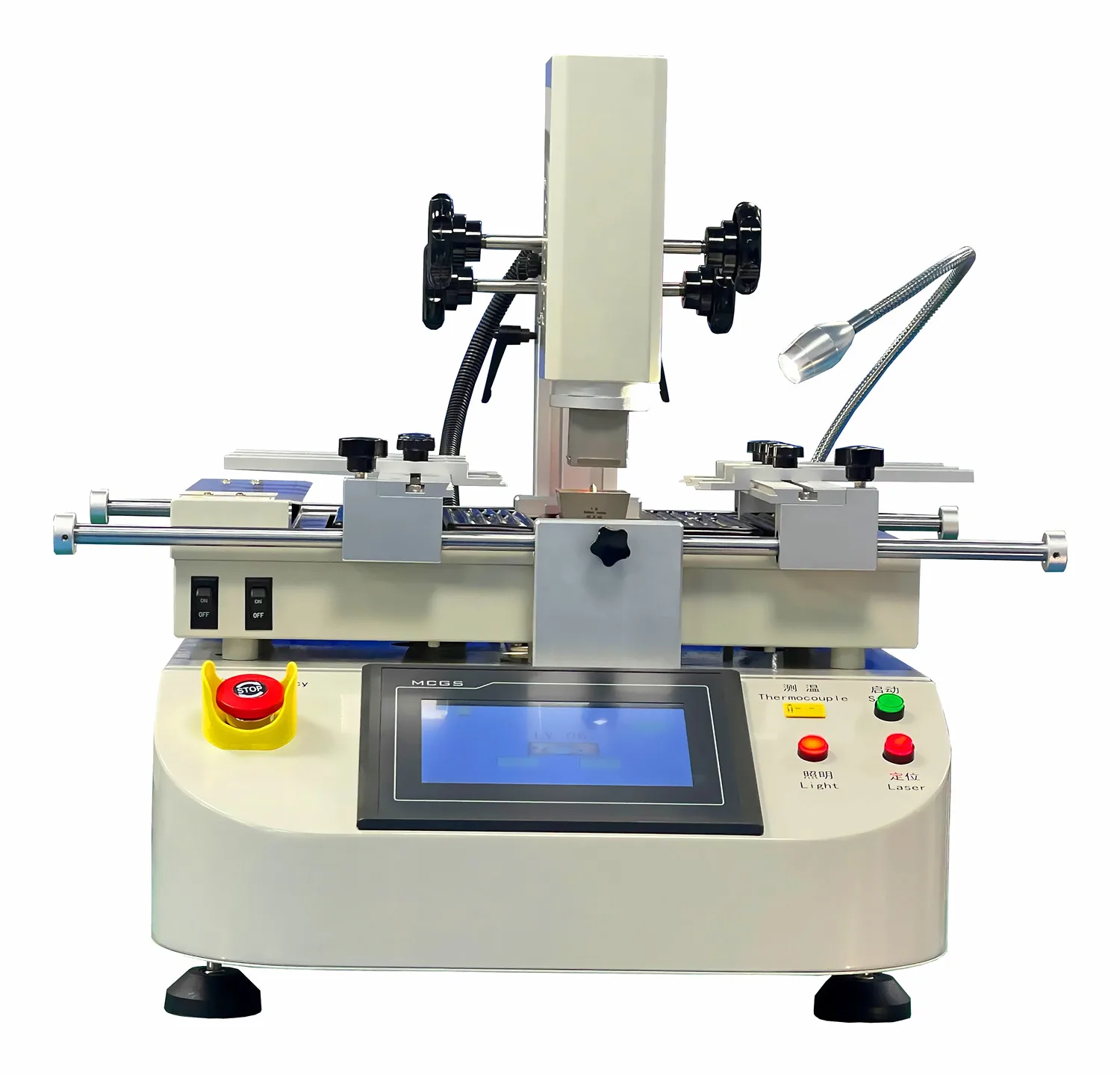 Classic BGA Rework Station R790 3 Zones Hot Air Touch Screen Solder Machine with Laser Point 4800W Soldering Tools