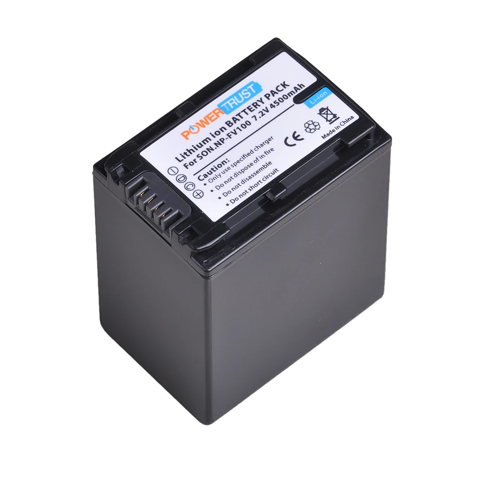 
NP-FV100 4500mAh outdoor camera battery camera battery for Sony DCR-DVD103 XR100 HDR-XR550/E HDR-XR350/E HDR-XR150/E 