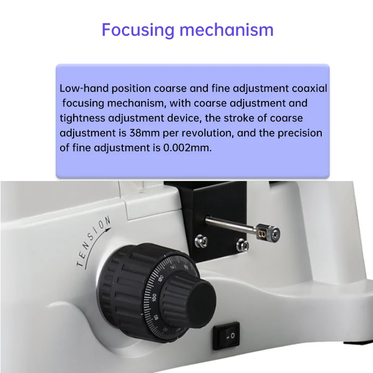 
Jinuosh Professional Manufacture Optical Polarizing Inverted Metallurgical Microscope 