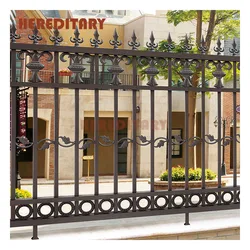 antique paint european aluminum garden fence/ornamental modern cast aluminum fence panels for villas homes