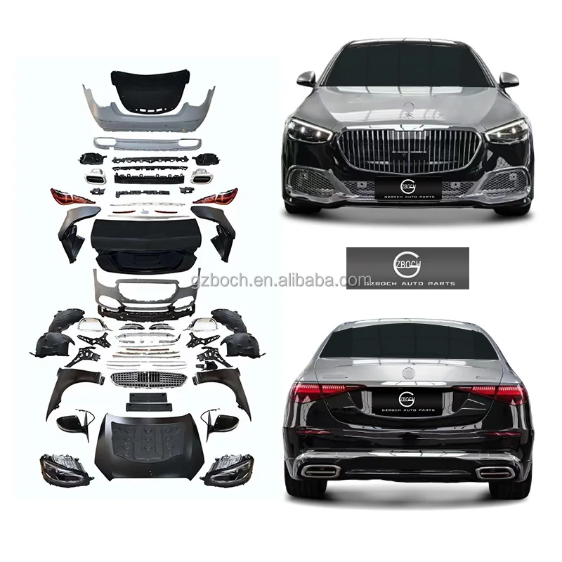 Модернизация w221 до w223 Bodykit для Mercedes Benz S class W221 S600 S500 S350 upgrade W223 Maybach автомобильные бамперы фары