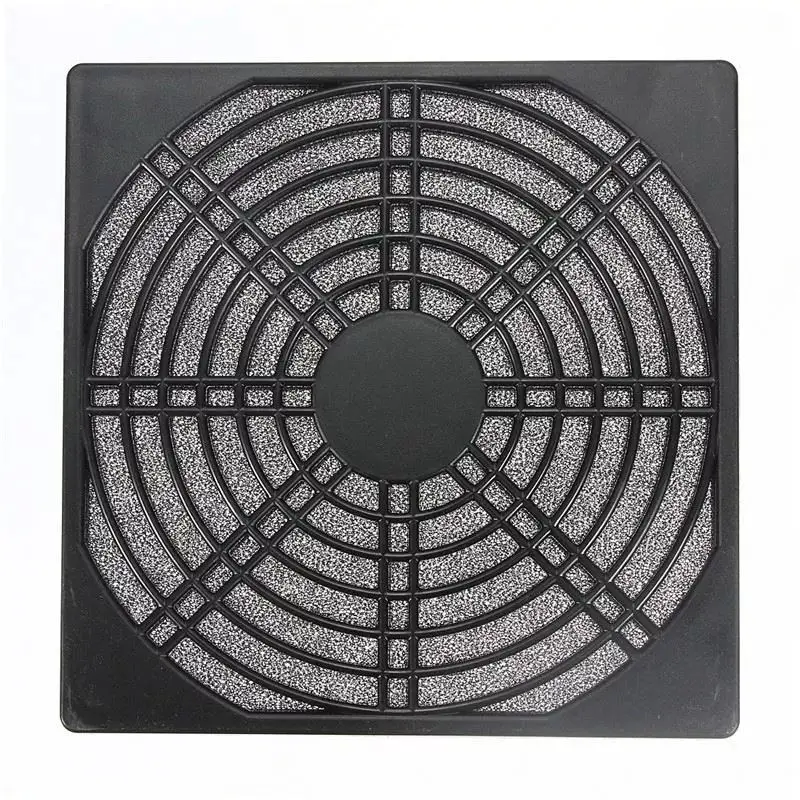 60-200mm plastic fan guard, 80mm 120mm axial fan cover, 150mm 170mm cooling fan dust filter