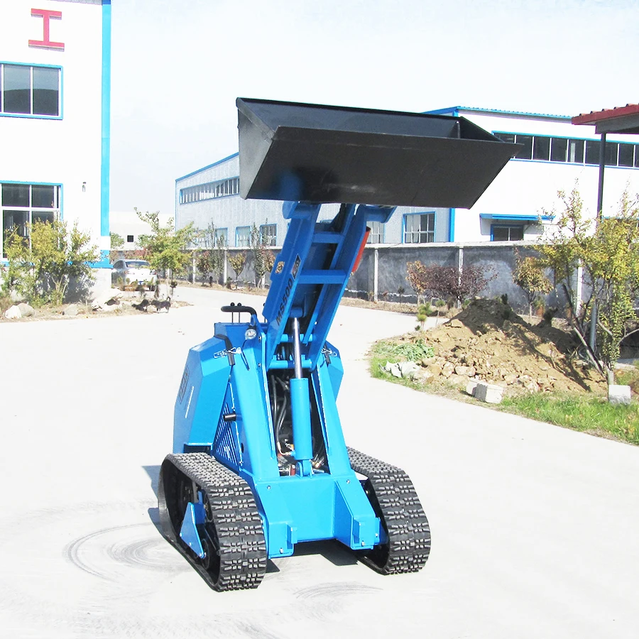 Ce Approved Farmland Mini Skid Steer Loader With Trench Backfiller