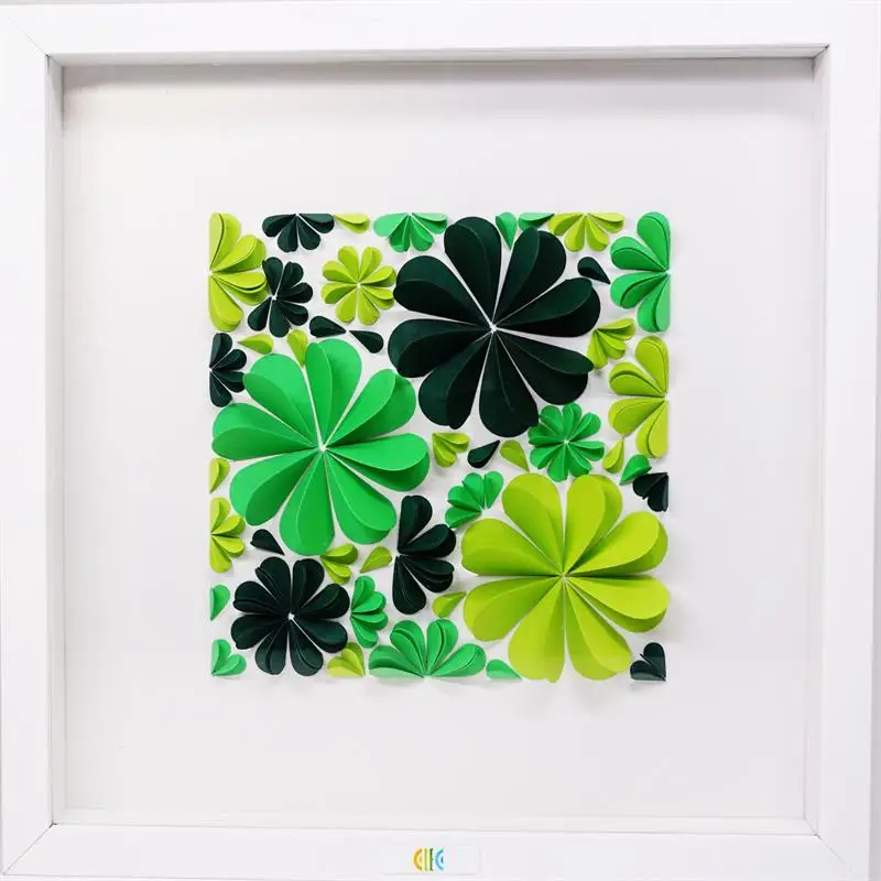 Custom fun family game Tereo 3D paper tree science teaching toys Diy puzzle craft cards