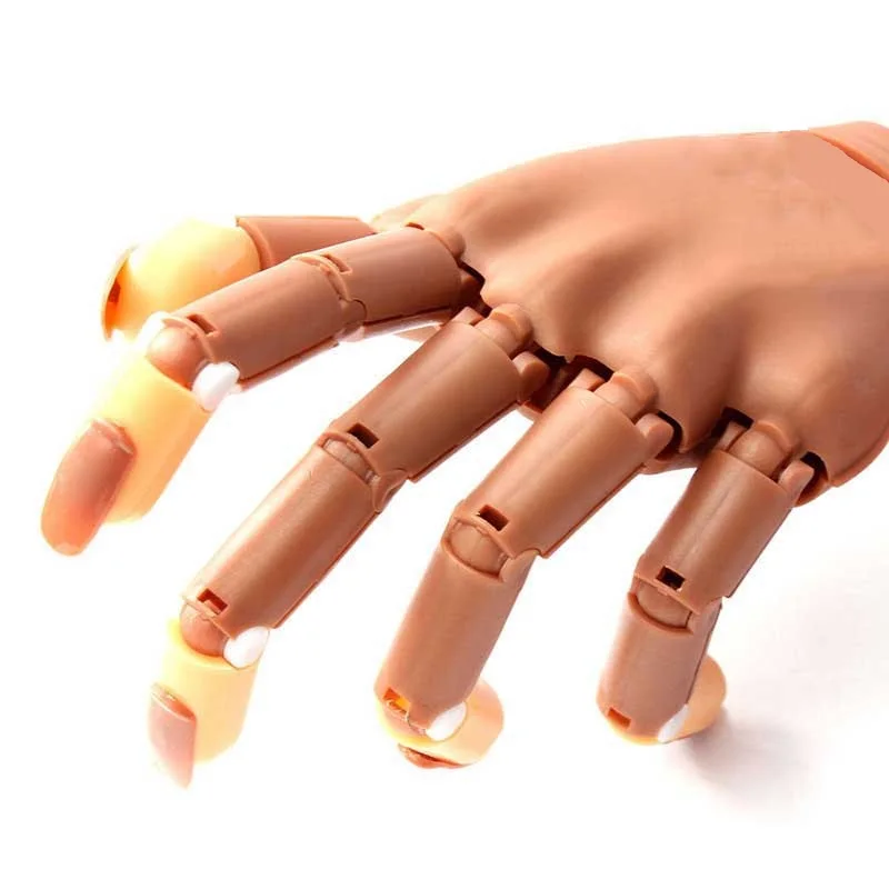 Removable Finger Diy Nail Art Training Hand Manicure Nail Practice Hands