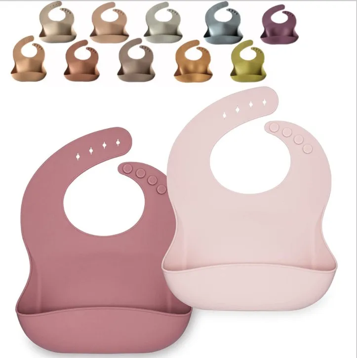 OEM Food Grade BPA-Free Silicone Bib and tableware for kids or adult China molds maker vulcanisation (PLCV)  production process