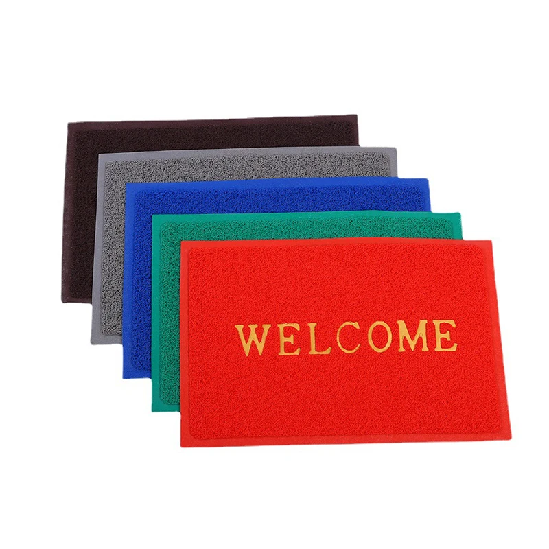 Индивидуальный приветственный ПВХ дом нескользящий домашний передний входной дверной коврик