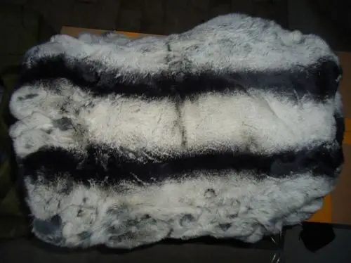 Dyed Color Real Rex Rabbit Fur Skin Tanned Fur Pelt For Sale