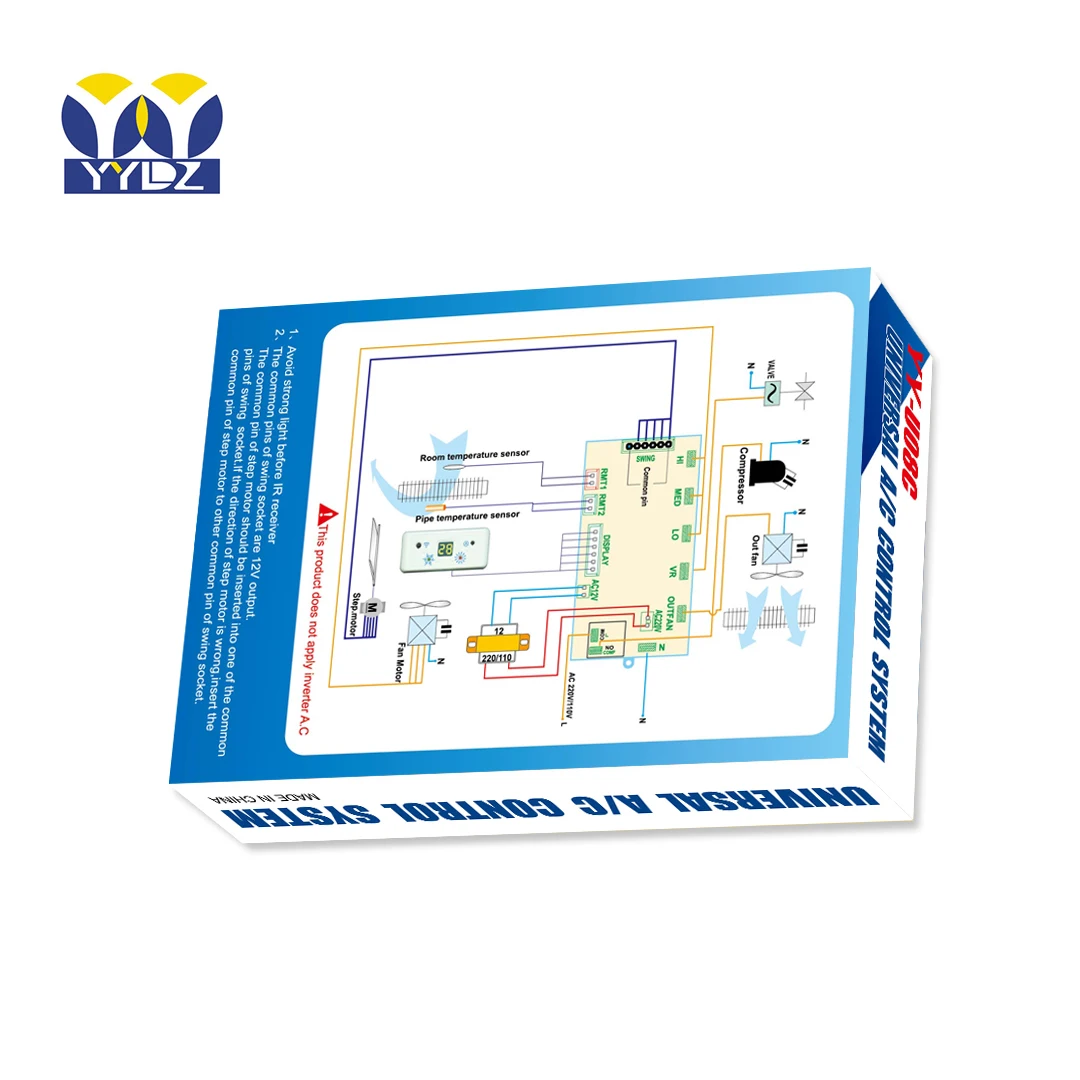 
QD-U08C Universal air conditioner control system kit spare parts ac pcb universal control board split system 