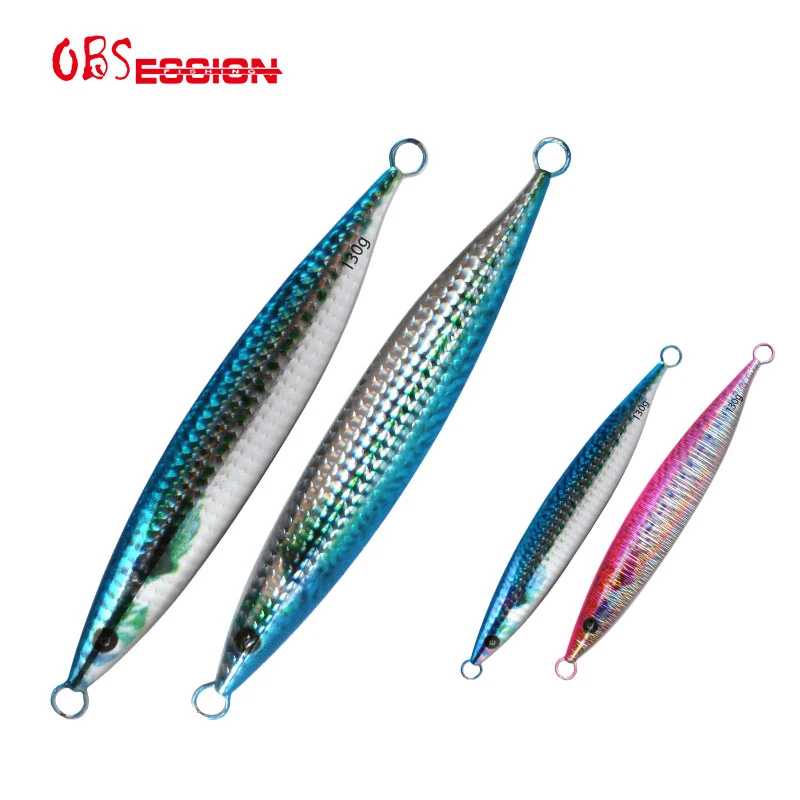 78# 130g 160g Jigging Lure Saltwater Trout Bass Bait Long Casting Metal Artificial Slow Pitch Fishing Lures Jigs