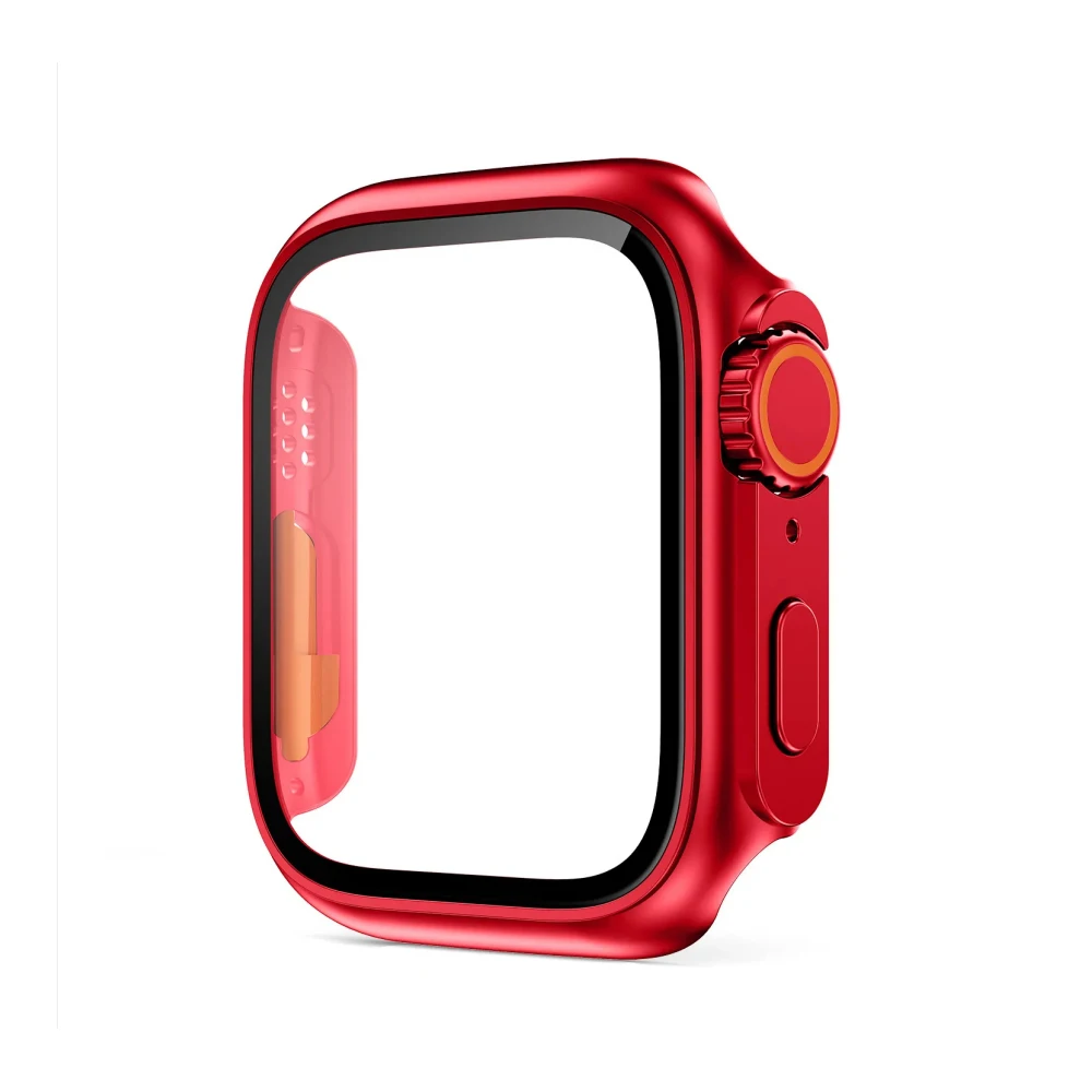 Newest Style HD Precise hole position PC smart watch protective case for iwatch 40mm 41mm 44mm 45mm change for iWatch 49mm Ultra