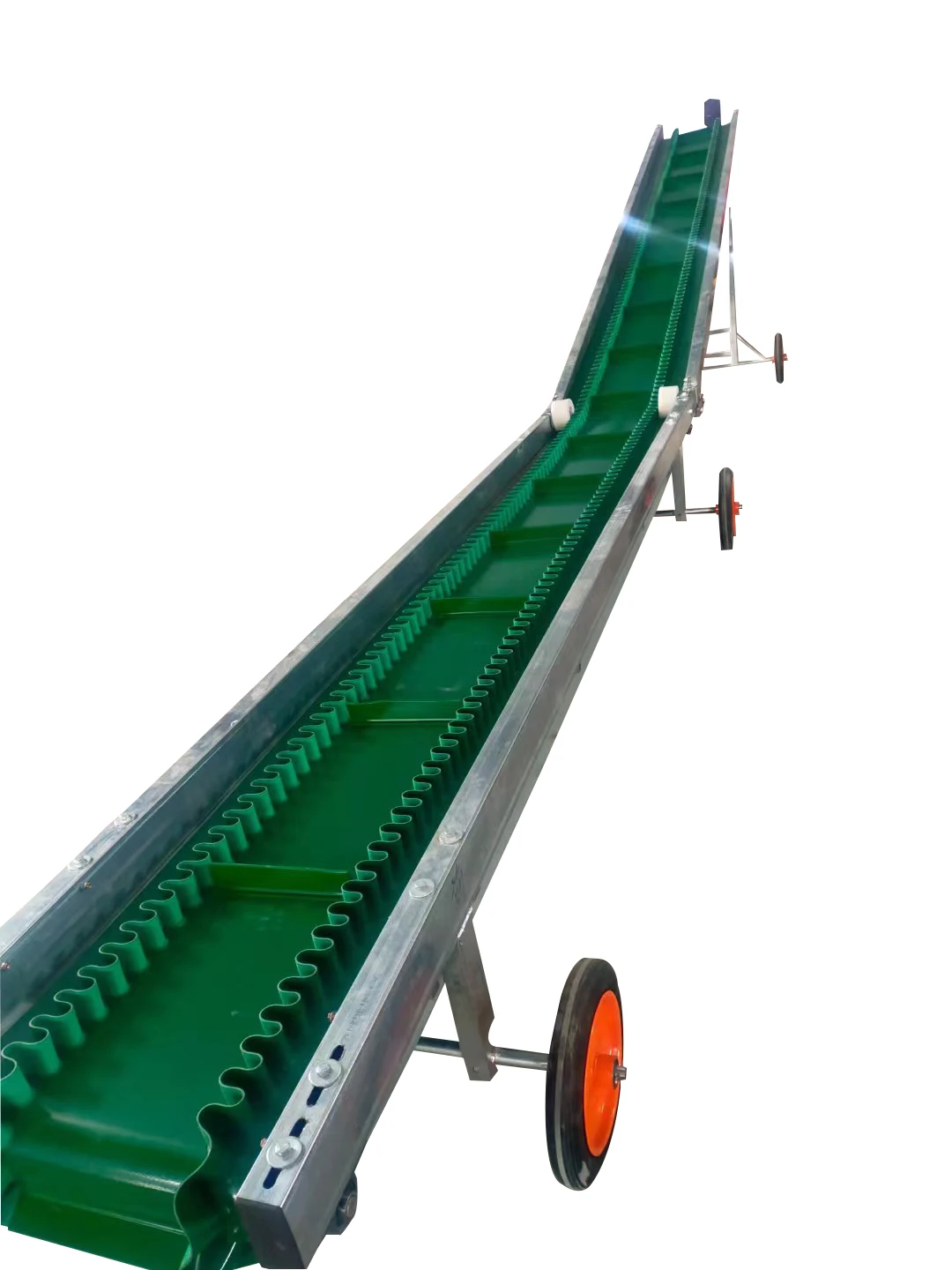 Long Distance Belt Priceautomatic Conveyor Belt With Bucket Incline Conveyor With Hopper Conveyor Driven By Motor