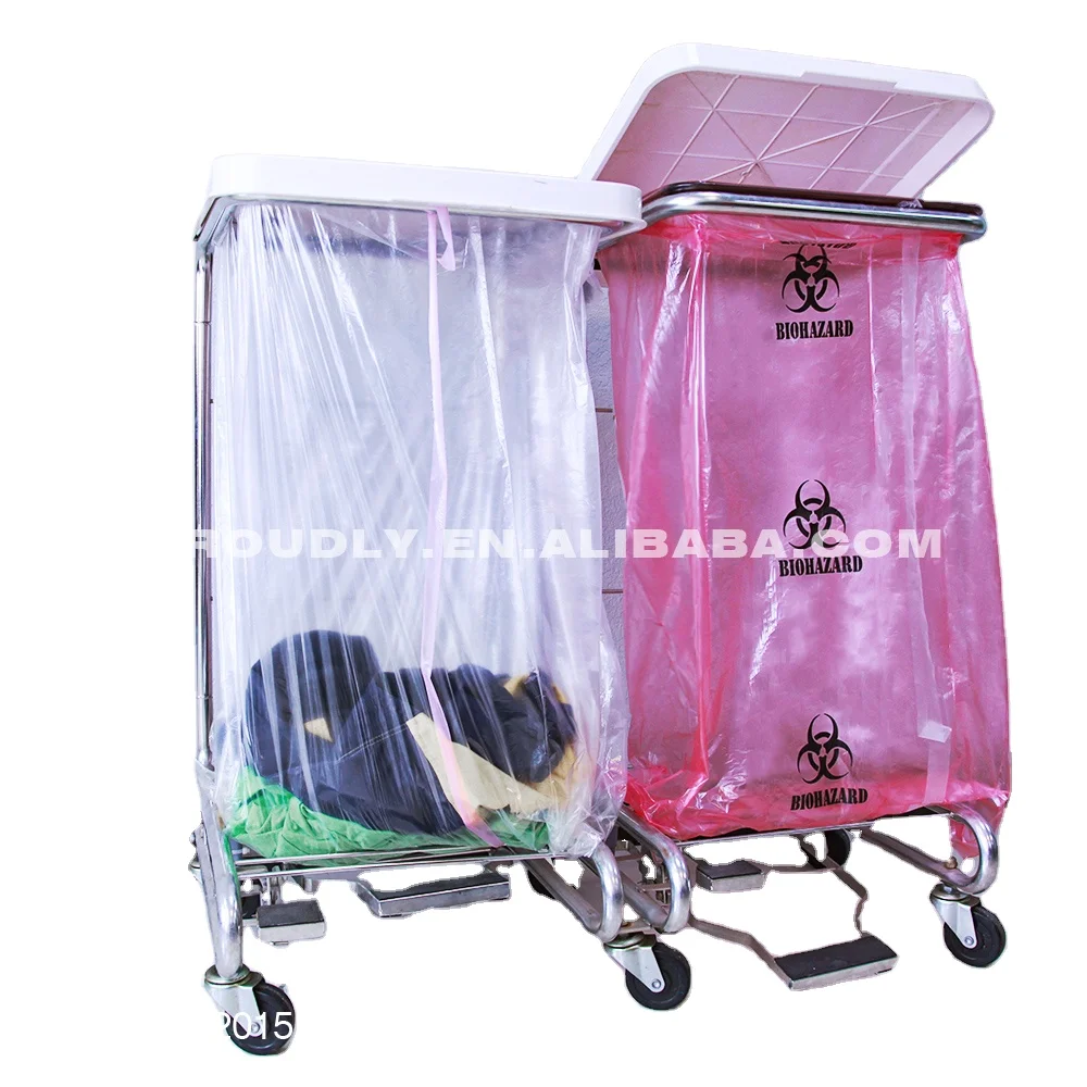 Biodegradable hot & cold hospital PVA water-soluble laundry Bag for infection control