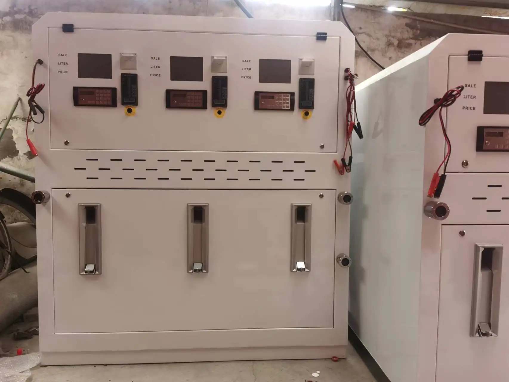 6000L 3hoses Portable Fuel Mobile Dispenser Mini Gas Station  Micro Petrol Filing Station With Tank