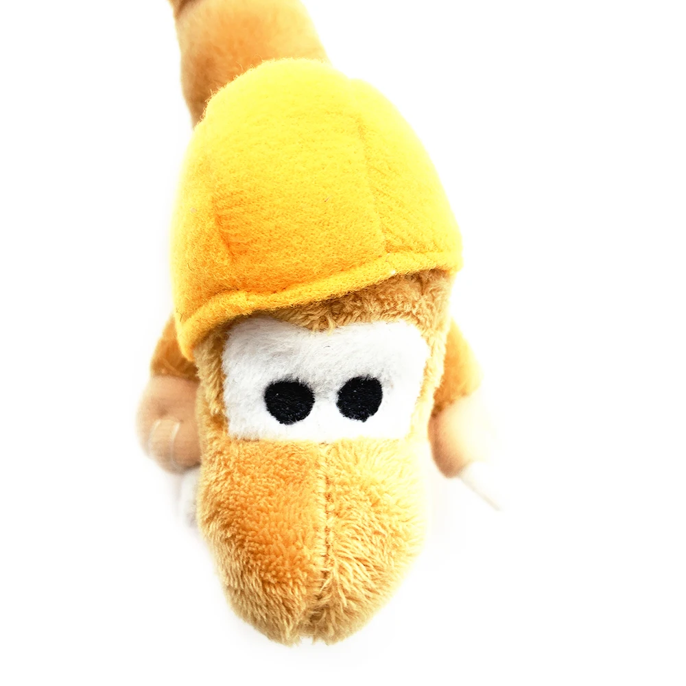 Wholesale stuffed Soft snake plush toy keychain plush stuffed yellow animal snake doll keychain toy