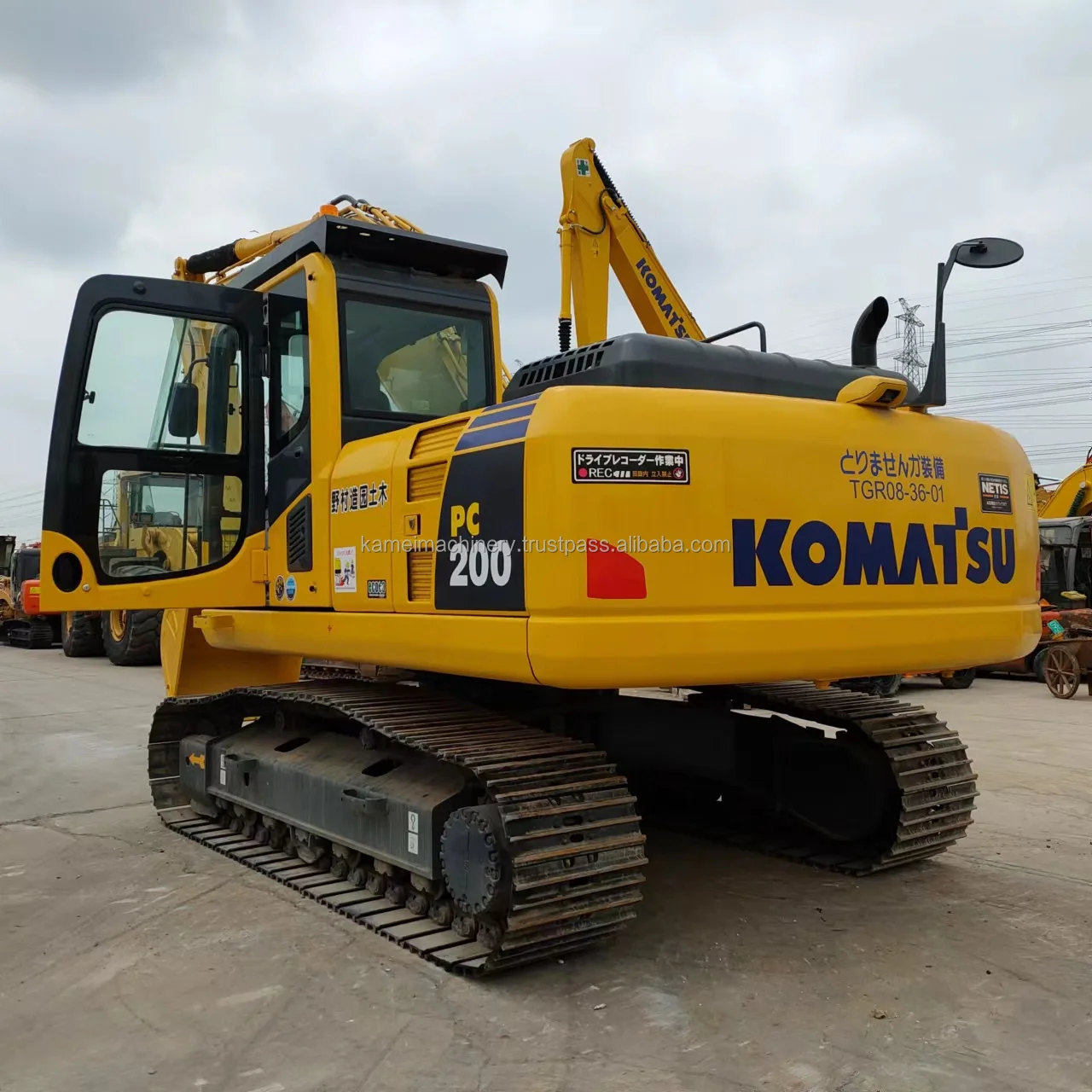 Used Komatsu PC200-8N1 & PC220-8MO Medium Excavators 20 Ton Hydraulic Crawler Backhoes with Registration Stock