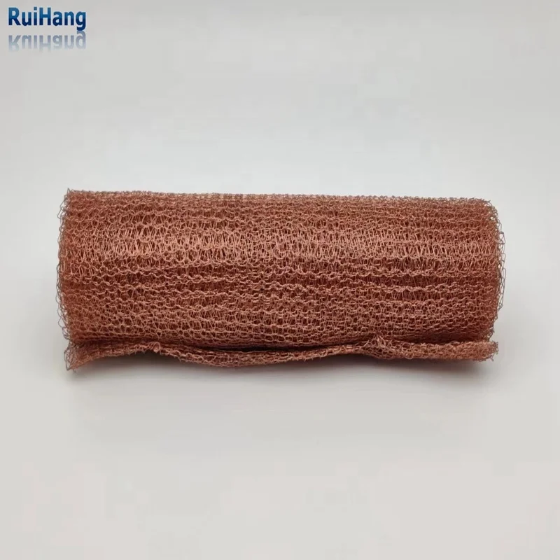 New listing Copper Knitted Mesh with Flatten and Ginning Type