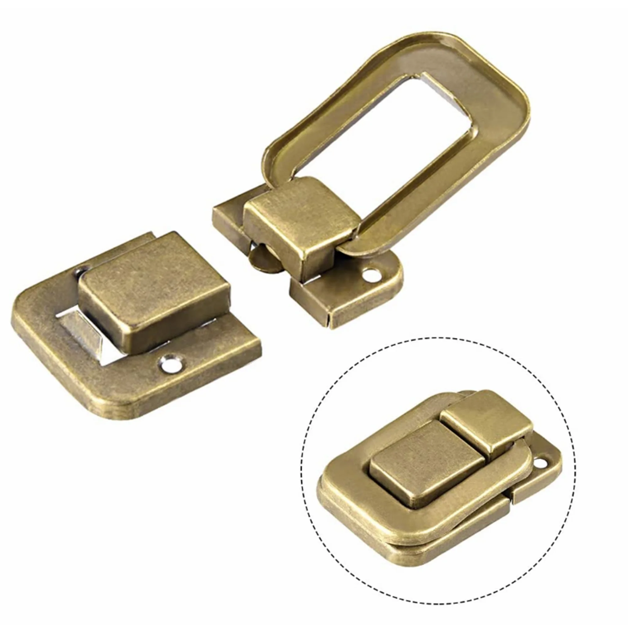 Хит продаж, металлическая пряжка для ящика инструментов, фитинги 1,5 дюйма, небольшая коробка, хромированная застежка, защелка для деревянного ящика, аксессуары, защелка коробки