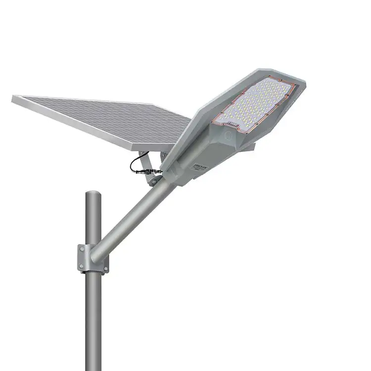 New Led Solar Panel Street Light Outdoor Waterproof Ip65 Light Gray Luminous OEM Power Solar Street Light