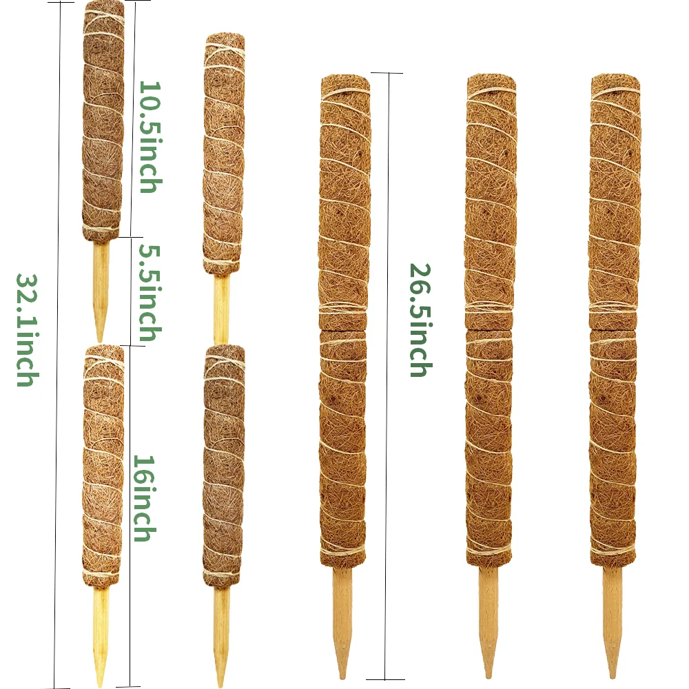 coconut fiber shoes coconut fiber mattress coir stick cucumber clips moss pole coir stick